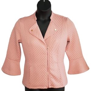 NEW Isaac Mizrahi Live! Knit Zip Up Jacket Size XS